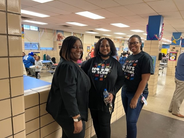  Granby Staff with 100th day tshirts